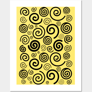 Spiral Swirls Posters and Art